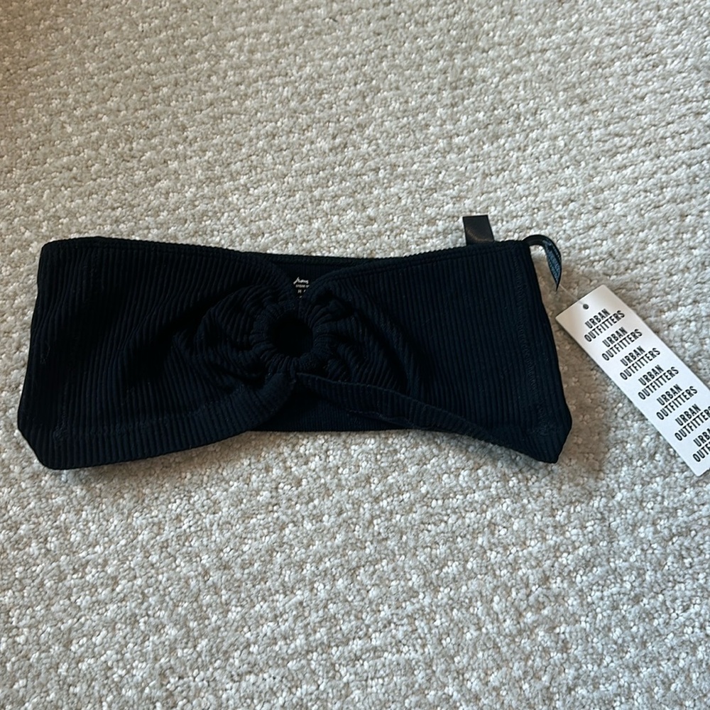 Black Bandeau Bikini top Urban Outfitters